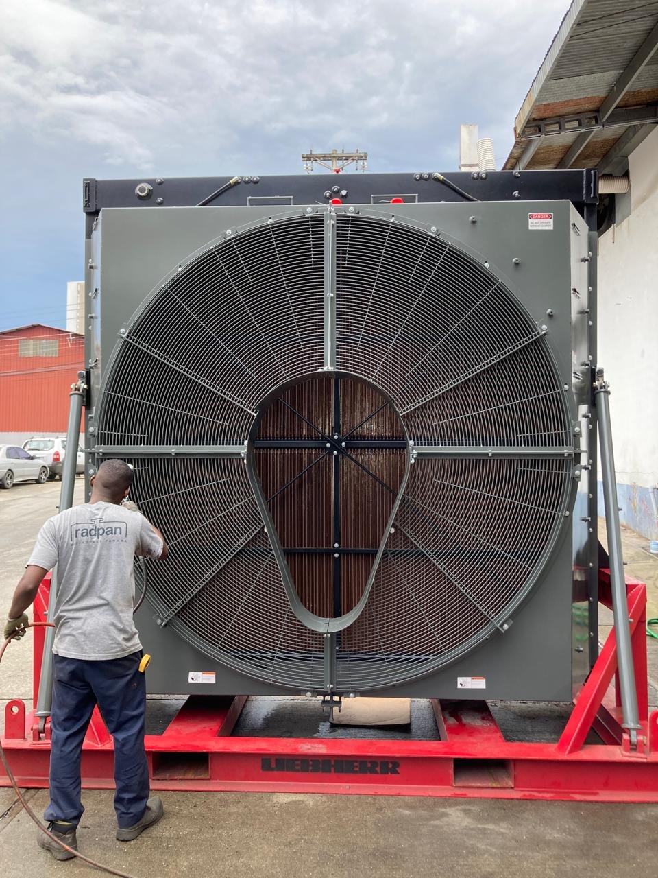 Radiador industrial fabricado por Radiadores Panamá